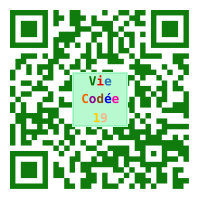 QR code Vie codée 19